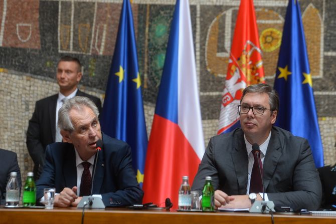 Miloš Zeman i Aleksandar Vučić, forum