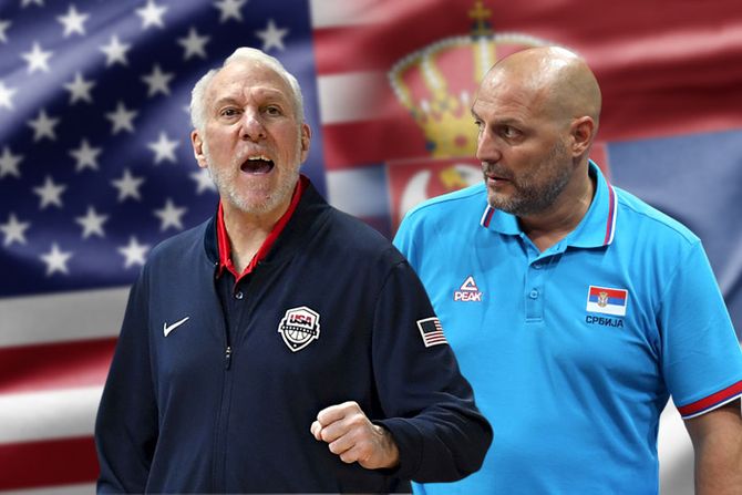 Greg Popovič, Aleksandar Saša Đorđević, SAD USA americka  srpska zastava, Amerika Srbija