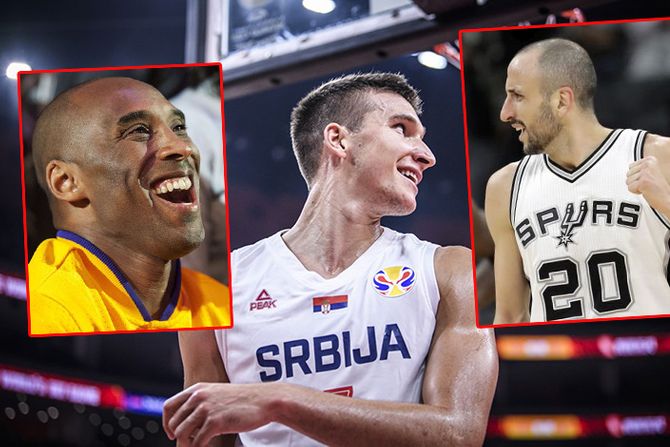 Bogdan Bogdanović, Kobi Brajant, Manu Đinobili