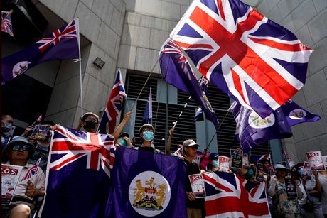 Hongkong, protest ispred britanskog konzulata