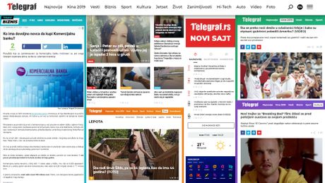 Telegraf novi sajt Telegraf novi sajt