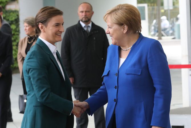 Ana Brnabić, Angela Merkel