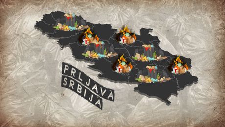Prljava Srbija mapa