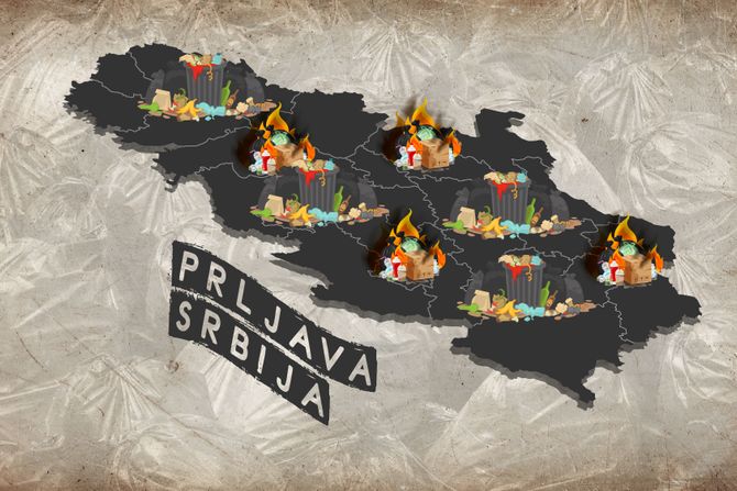 Prljava Srbija mapa