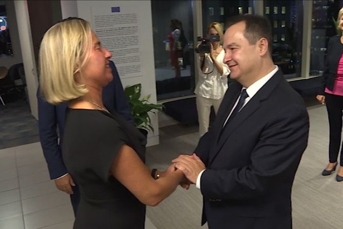 Ivica Dacic, Federika Mogerini