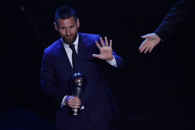 APTOPIX Italy Soccer FIFA Awards