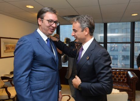 Vučić i Micotakis u Njujorku