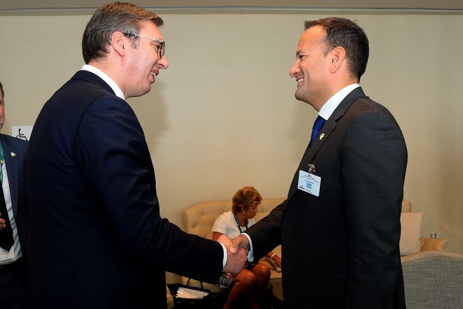Vučić i Leo Varadkar, Njujork Vučić i Leo Varadkar, Njujork