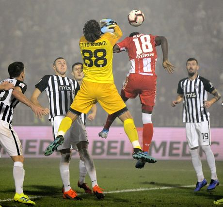 Vladimir Stojković, FK Partizan, FK Crvena zvezda, 161. večiti derbi, poništen gol, Žander Santana Vladimir Stojković, FK Partizan, FK Crvena zvezda, 161. večiti derbi, poništen gol, Žander Santana