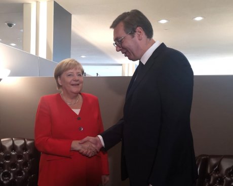 Aleksandar Vučić, Angela Merkel, Njujork, UN