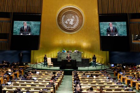 Aleksandar Vučić, predsednik Srbije, UN, SAD Aleksandar Vučić, predsednik Srbije, UN, SAD