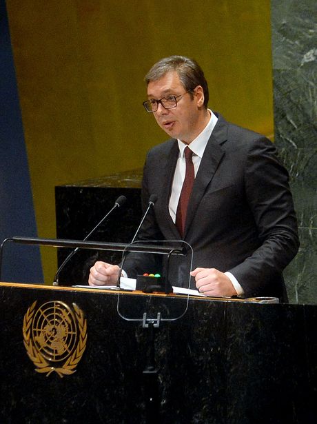 Vučić, govor na Generalnoj skupštini UN, Njujork Vučić, govor na Generalnoj skupštini UN, Njujork