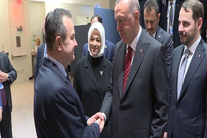 Ivica Dacic, Tajip Erdogan