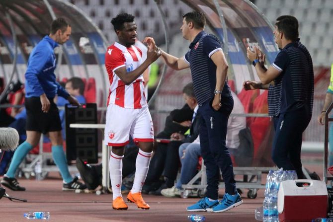 Vladan Milojević, El Fardu Ben, FK Crvena zvezda Vladan Milojević, El Fardu Ben, FK Crvena zvezda