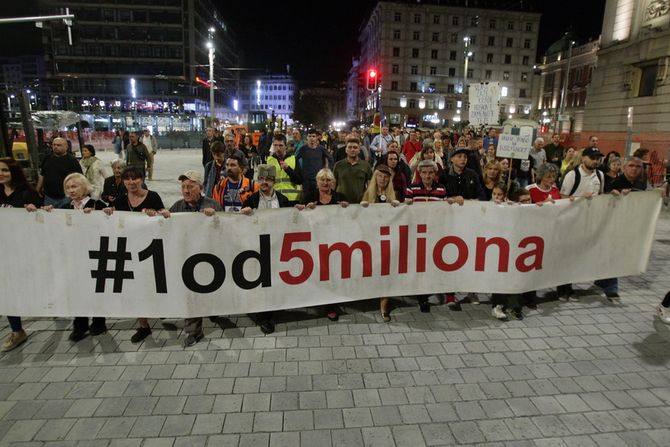 Protest Jedan od pet miliona