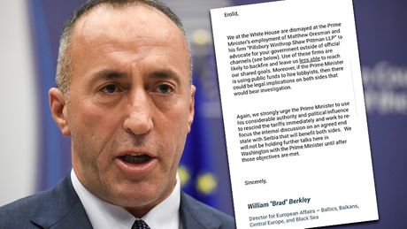 Haradinaj, mejl