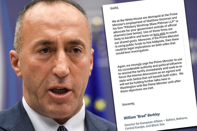 Haradinaj, mejl