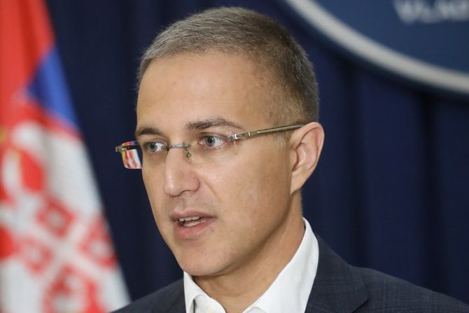 Nebojša Stefanović, Ana Brnabić, Satanak radne grupa za saradnju sa OEBS -om Nebojša Stefanović, Ana Brnabić, Satanak radne grupa za saradnju sa OEBS -om