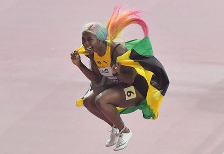 100 metara žene finale, Doha 2019