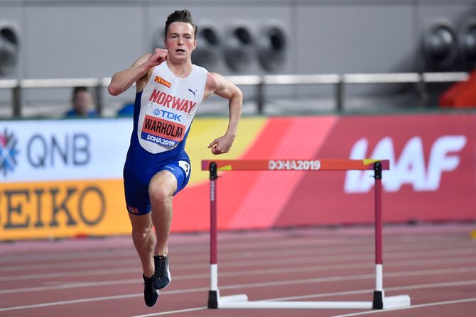 Karsten Varholm, Doha 2019 Karsten Varholm, Doha 2019