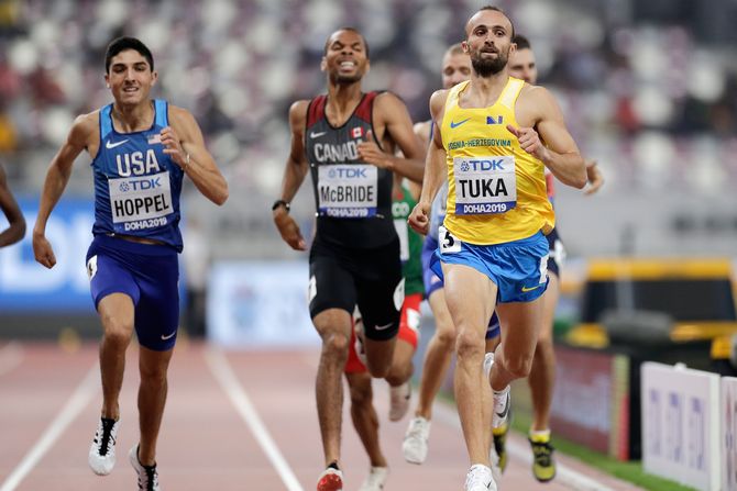 Amel Tuka, Doha 2019 Amel Tuka, Doha 2019