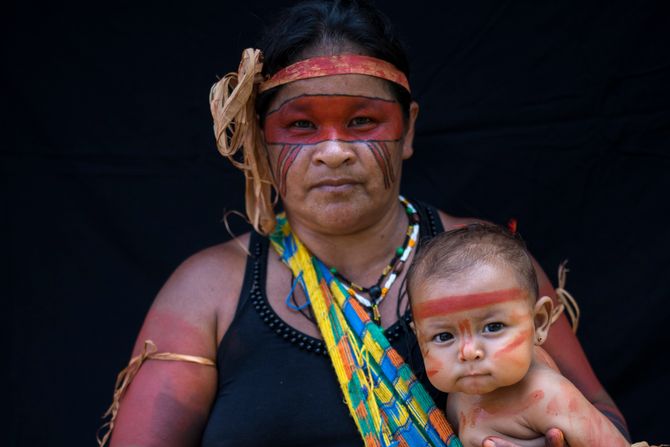 Brazil Amazon Tembe Portraits Brazil Amazon Tembe Portraits
