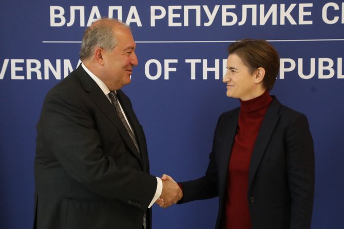 Ana Brnabic, Armen Sarkisijan