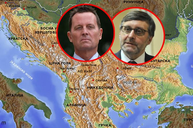 Mapa Balkana, Ričard Grenel Richard Grenell, Metju Palmer