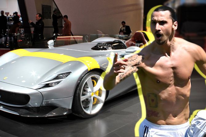 Zlatan Ibrahimović,, Ferrari Monza SP1