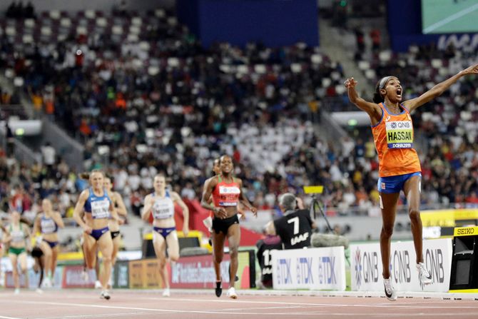 Sifan Hasan, 1500m, Doha 2019