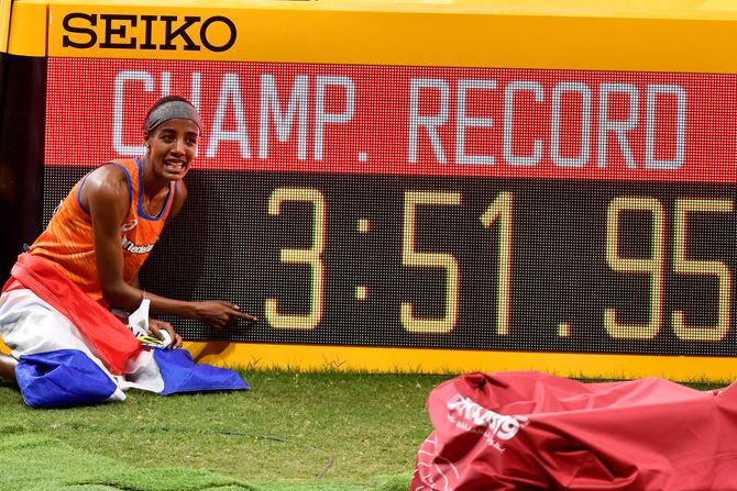 Sifan Hasan, 1500m, Doha 2019