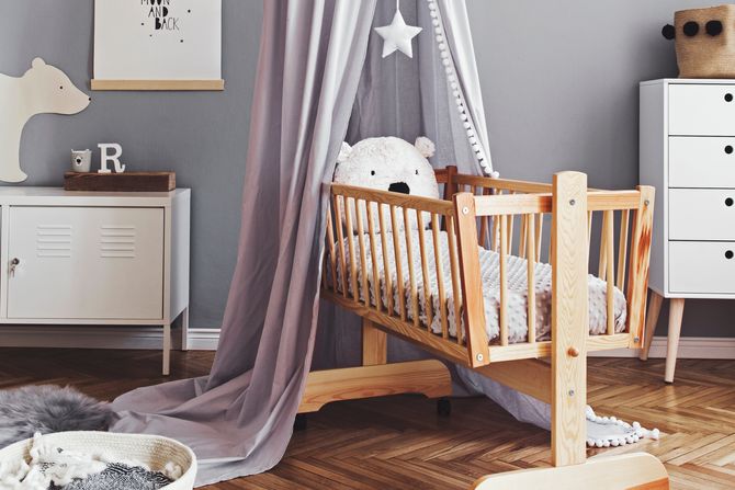 baby cot bebi krevetac, baldahin