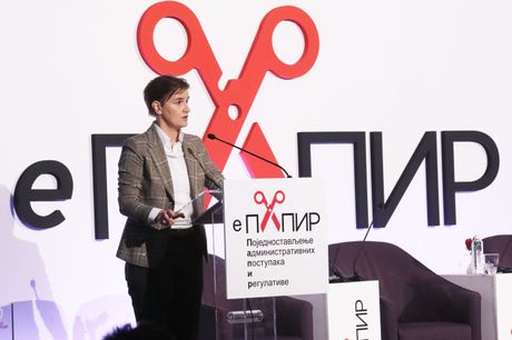 Ana Brnabić na konferenciji „e-Papir – od šaltera do digitalne transformacije“