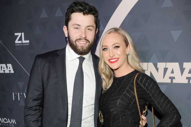 Emily (Wilkinson) Mayfield and Baker Mayfield