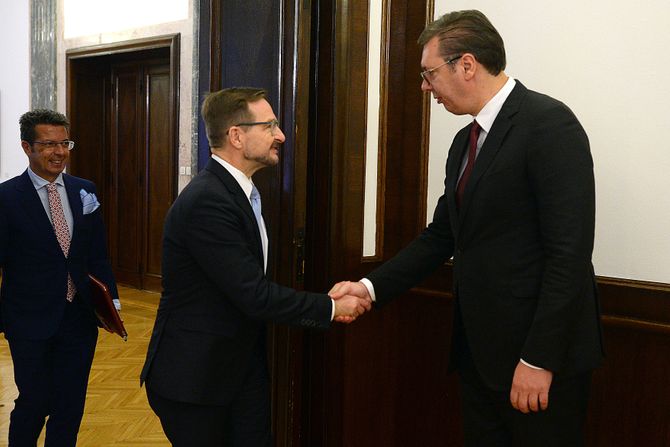 Aleksandar Vucic, Tomas Greminger