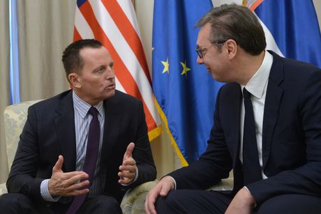 Aleksandar Vucic, Ricard Grenel Aleksandar Vucic, Ricard Grenel