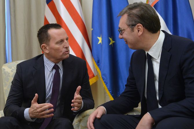 Aleksandar Vucic, Ricard Grenel Aleksandar Vucic, Ricard Grenel