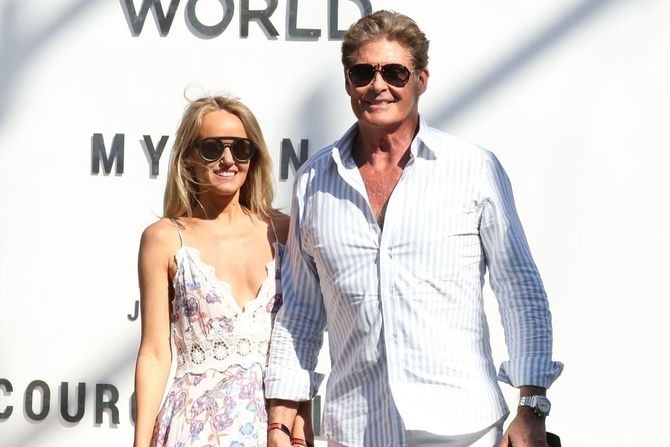 David Hasselhoff, Hailey Roberts