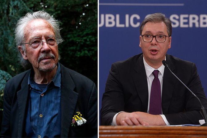 Peter Handke, Aleksandar Vucic