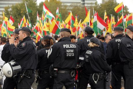 Protest Kurda u Nemačkoj