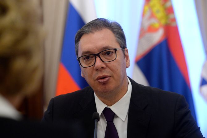 Aleksandar Vucic i Valentina Matvijenko  predsednica Saveta federacije Federalne skupstine Ruske federacije