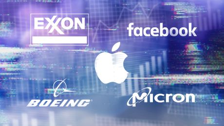 Apple, Boeing, Exxon, Facebook, Micron, pad kompanija