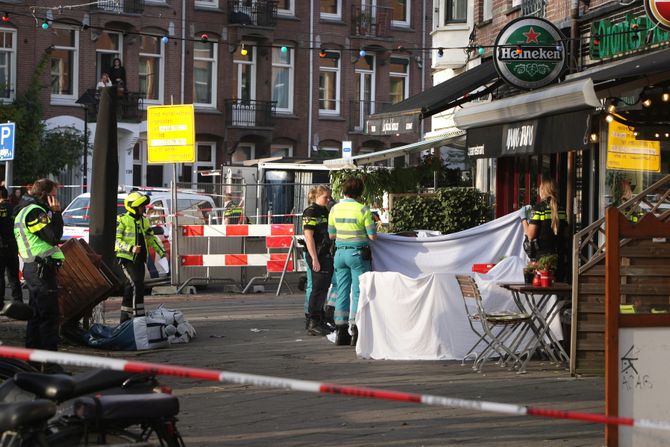 Hugo de Grootplein, pucnjava u Amsterdamu