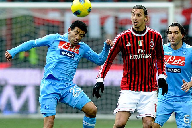 Zlatan Ibrahimovi, Milan - Napoli