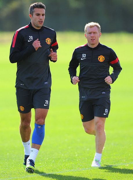 Robin van Persi i Pol Skols, Mančester junajted Robin van Persi i Pol Skols, Mančester junajted