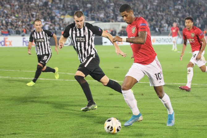 FK Partizan, FK Mančester Junajted, Manchester United