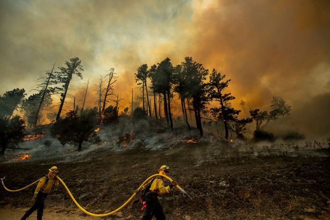 California Wildfires Blackout