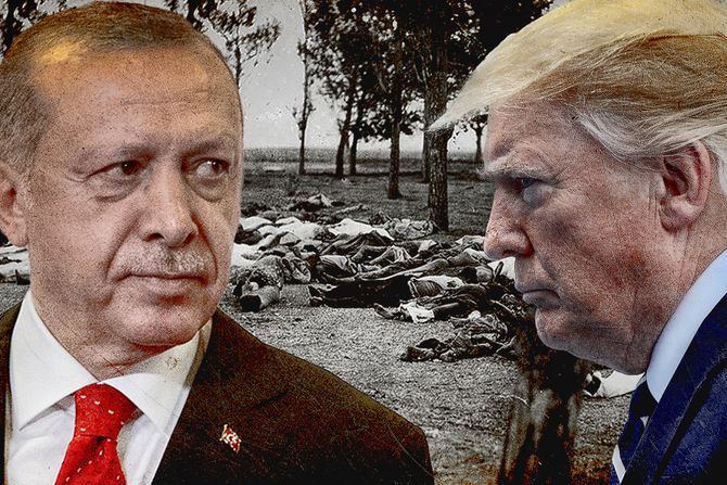 erdogan i tramp, genocid nad jermenima