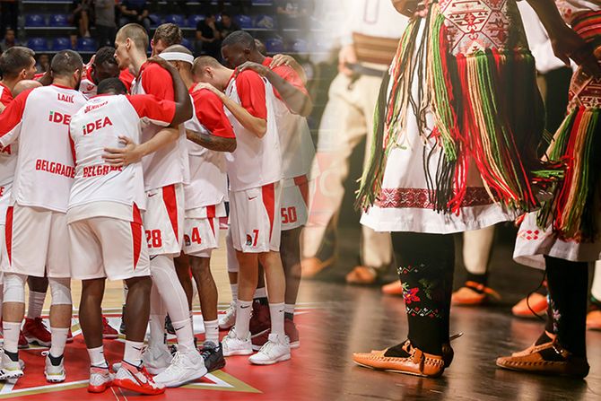 KK Crvena zvezda, folklor