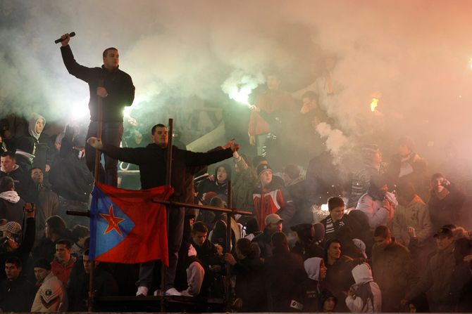 Ljubomir Marković Kića, Miloš Radisavljević Kimi, Grobari